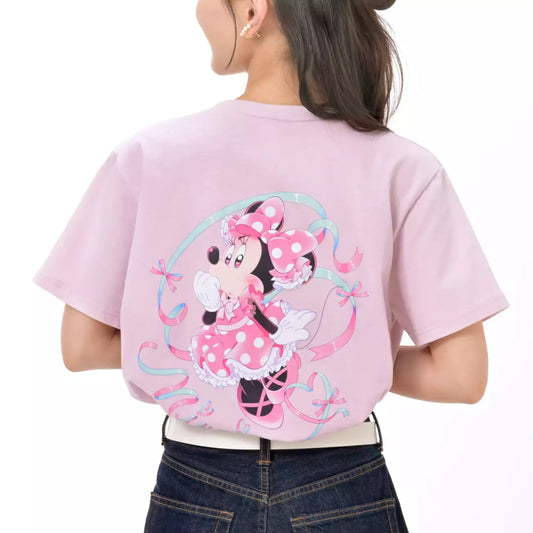 FEB 23 PREORDER - Japan Disney Store - Minnie Day 2026 - Minnie Mouse - Pink Short Sleeve T-Shirt