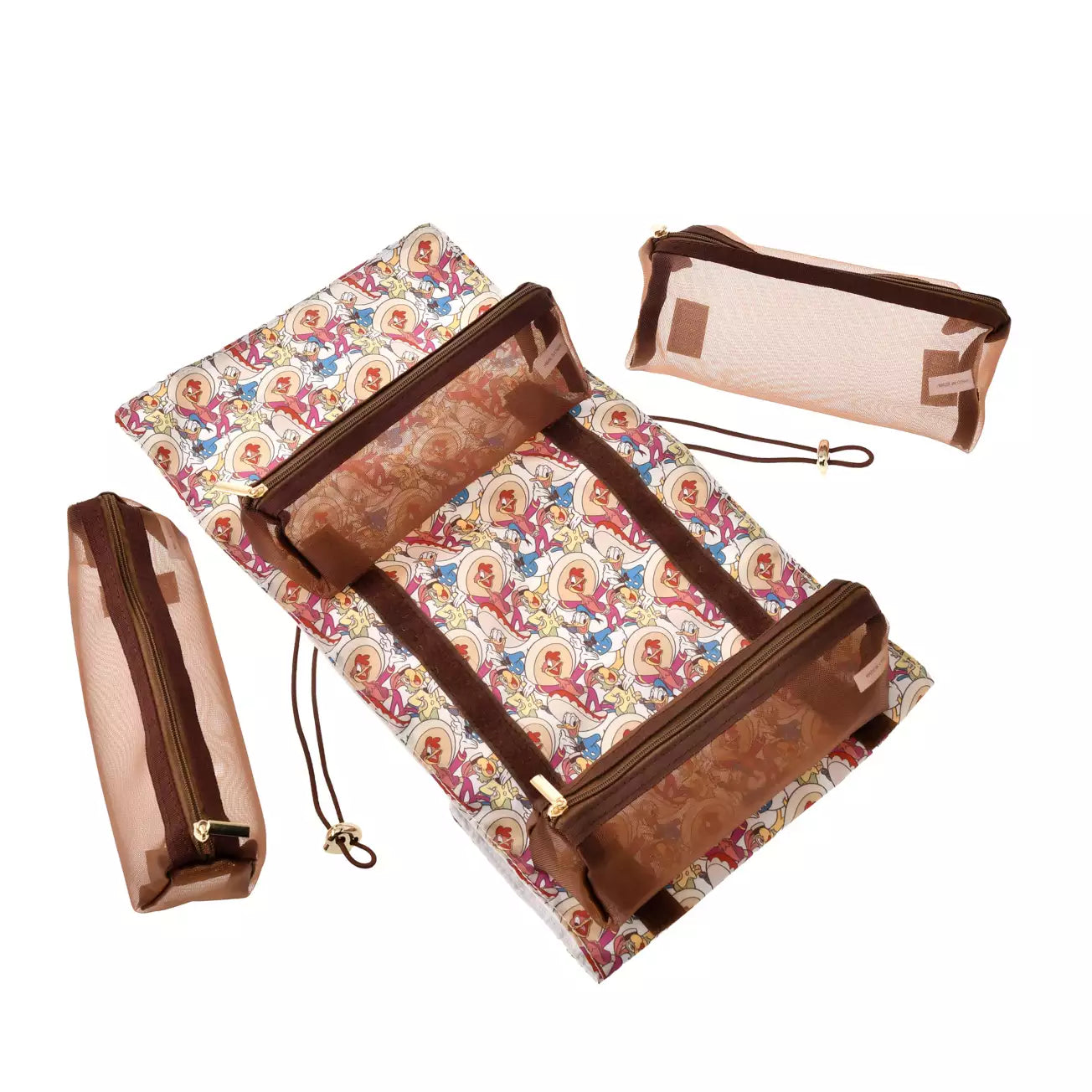 Japan Disney Store - The Three Caballeros - Travel with Amigos - Donald, Jose Carioca & Panchito -  Hanging Pouch