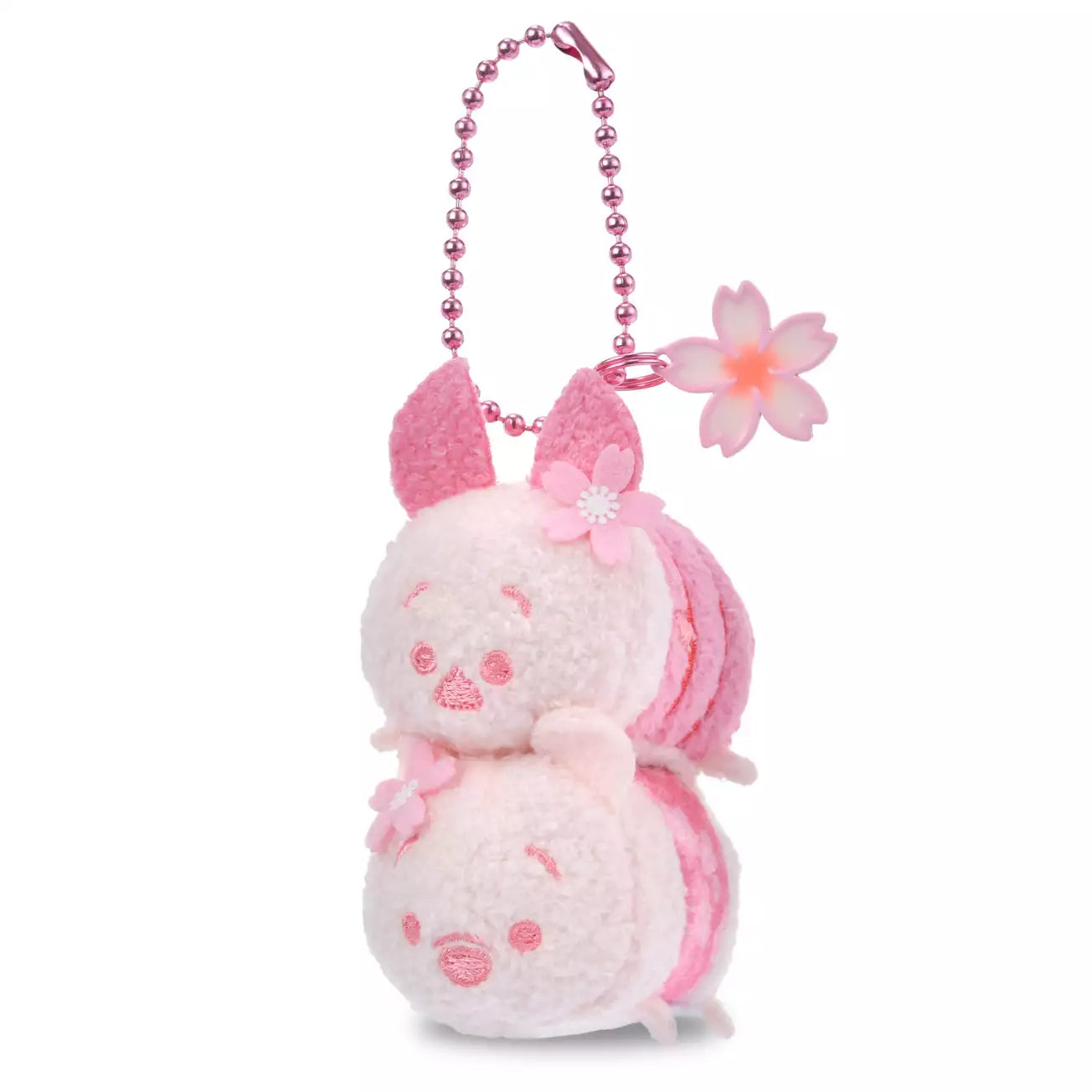 JAN 12 PREORDER - Japan Disney Store - Sakura 2026 - Winnie the Pooh & Piglet - Tsumtsum Keychain