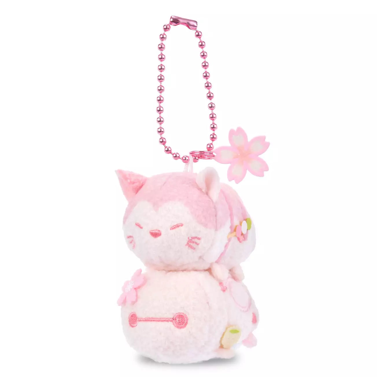 Japan Disney Store - Sakura 2026 - Baymax & Mochi - Tsumtsum Keychain
