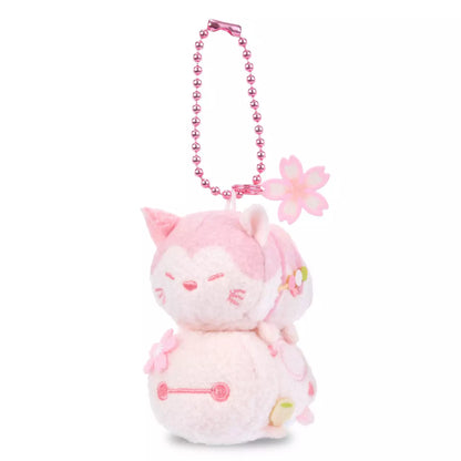 Japan Disney Store - Sakura 2026 - Baymax & Mochi - Tsumtsum Keychain