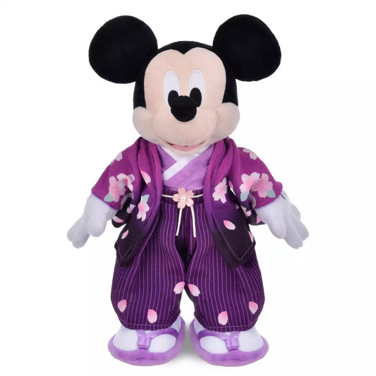 JAN 12 PREORDER - Japan Disney Store - Sakura 2026 - Mickey Mouse - Kimono Plush