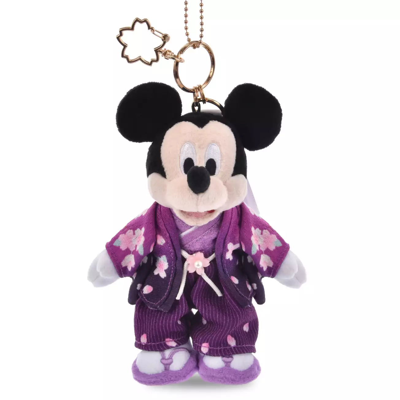 JAN 12 PREORDER - Japan Disney Store - Sakura 2026 - Mickey Mouse - Kimono Plush Keychain