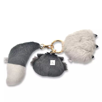 Japan Disney Store - Cat Day 2026 - Lucifer - Plush Keychain Paw & Tail