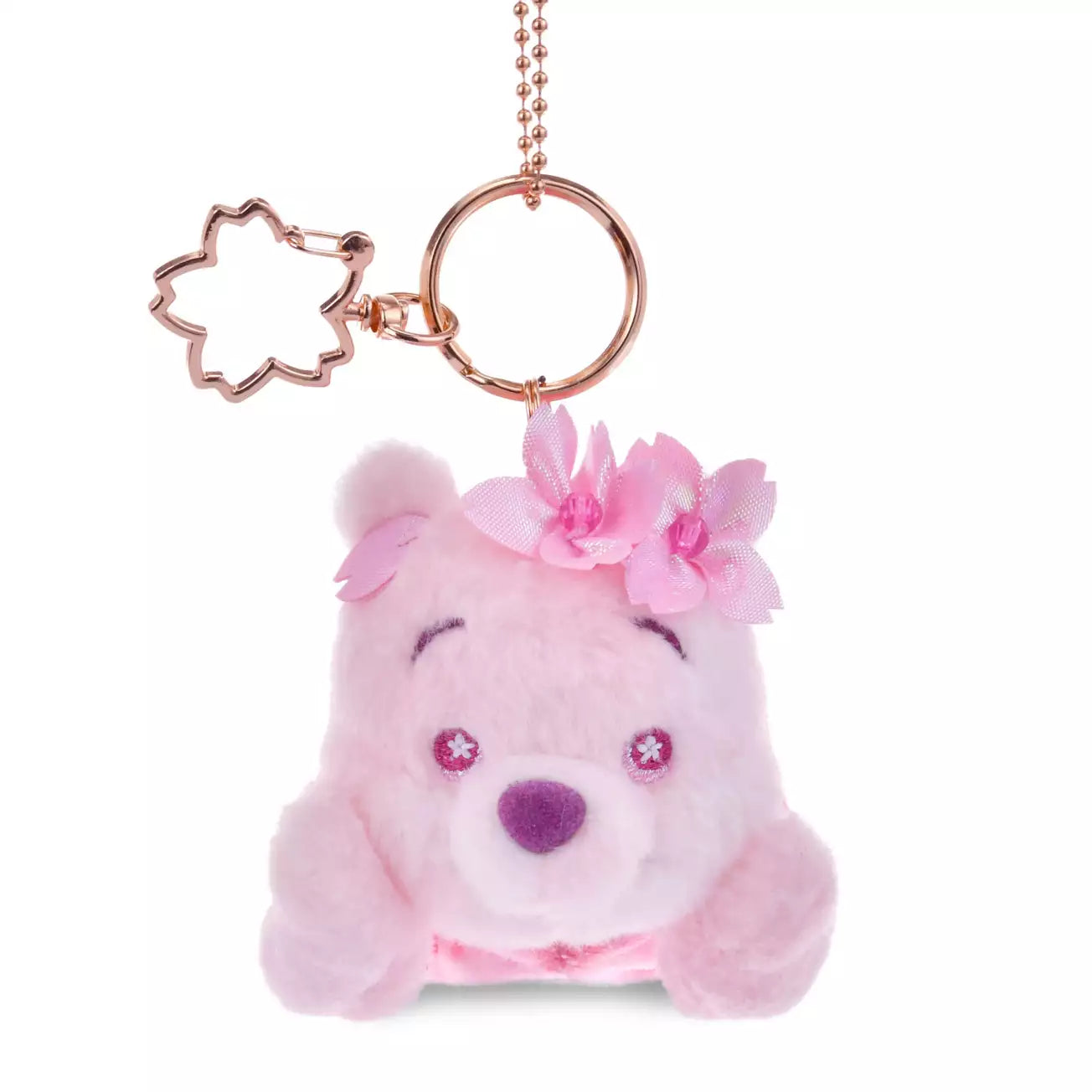 Japan Disney Store - Sakura 2026 - Winnie the Pooh - Lying Down Plush Keychain