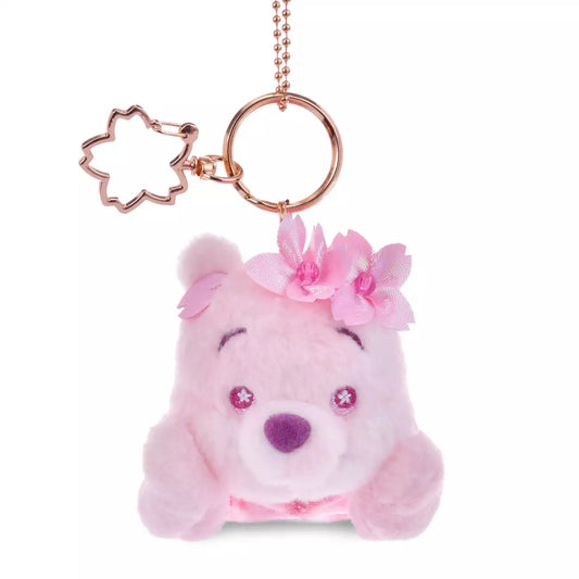 Japan Disney Store - Sakura 2026 - Winnie the Pooh - Lying Down Plush Keychain