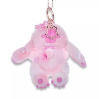 Japan Disney Store - Sakura 2026 - Stitch - Lying Down Plush Keychain