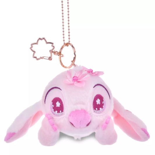 Japan Disney Store - Sakura 2026 - Stitch - Lying Down Plush Keychain