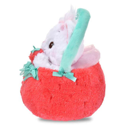 Japan Disney Store - Glossy Fruits - The Aristocats - Marie Plush with Strawberry Bag