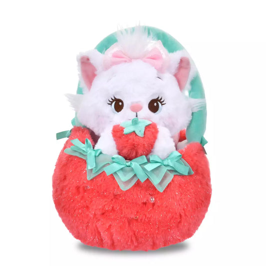 JAN 27 PREORDER - Japan Disney Store - Glossy Fruits - The Aristocats - Marie Plush with Strawberry Bag