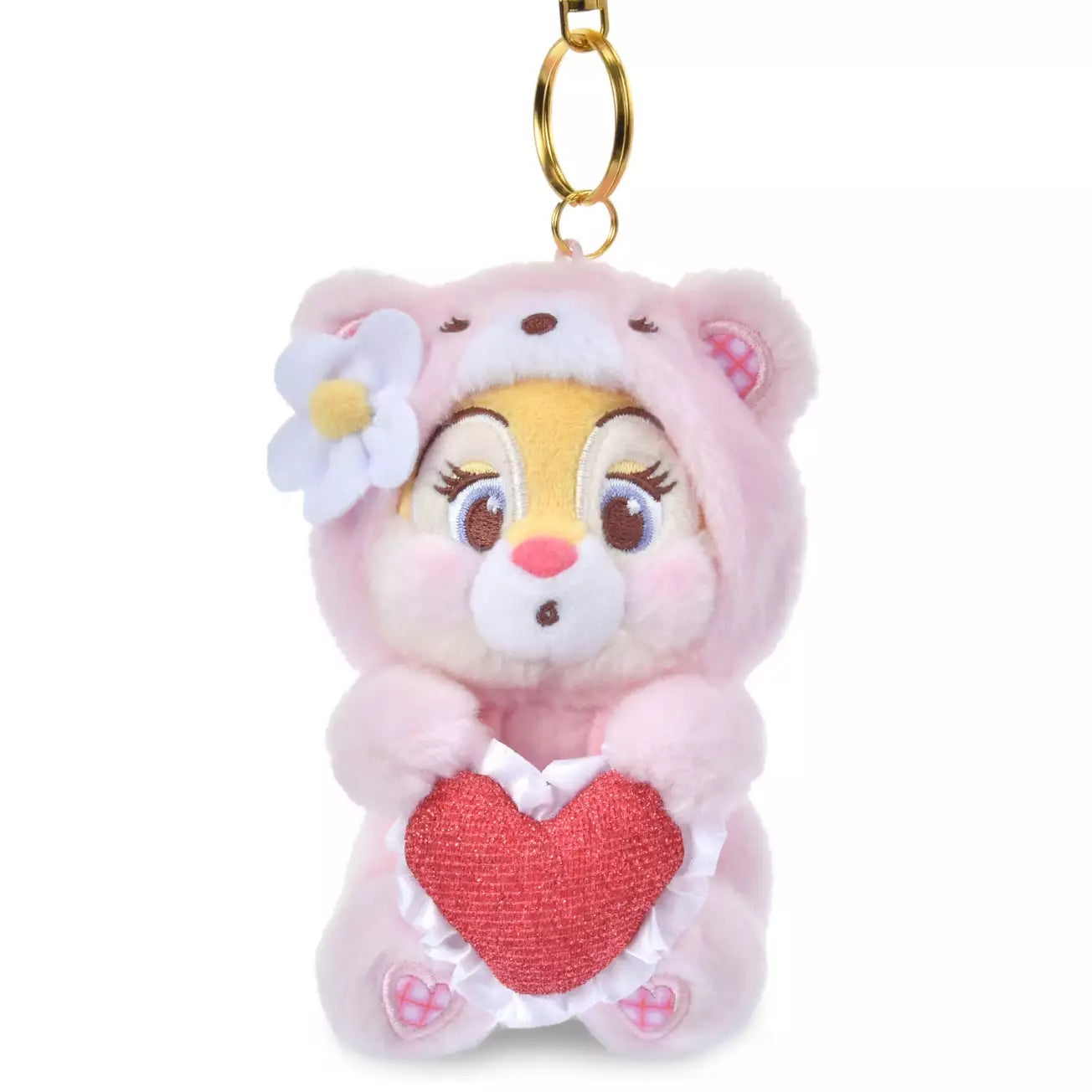 Japan Disney Store - Chip 'n' Dale Collection - Clarice Plush Keychain