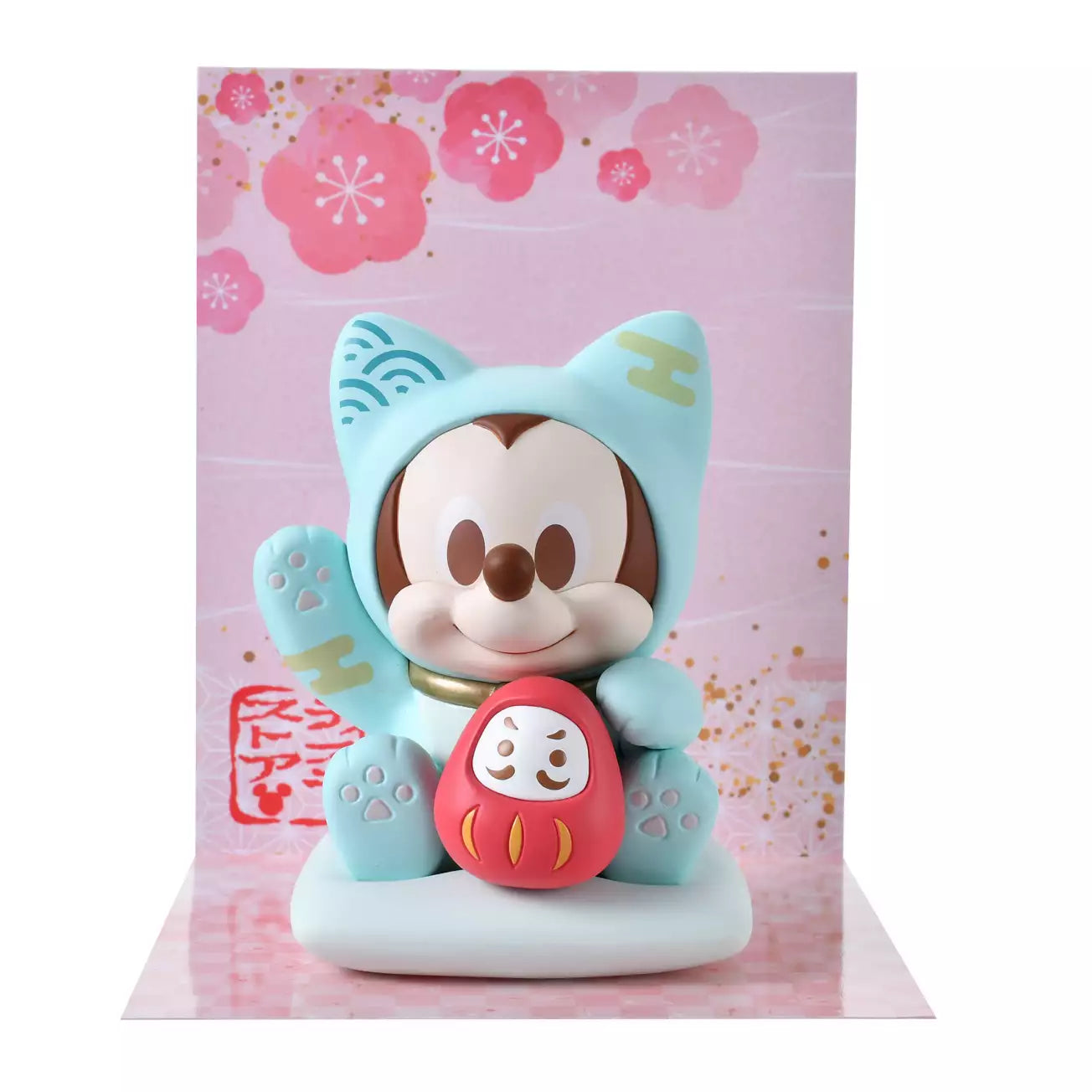 JAN 1 PREORDER - Japan Disney Store - New Year Collection - Mickey Mouse - Cat Mascot Figure