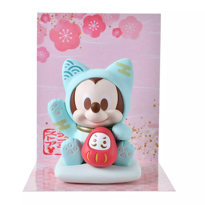 JAN 1 PREORDER - Japan Disney Store - New Year Collection - Mickey Mouse - Cat Mascot Figure