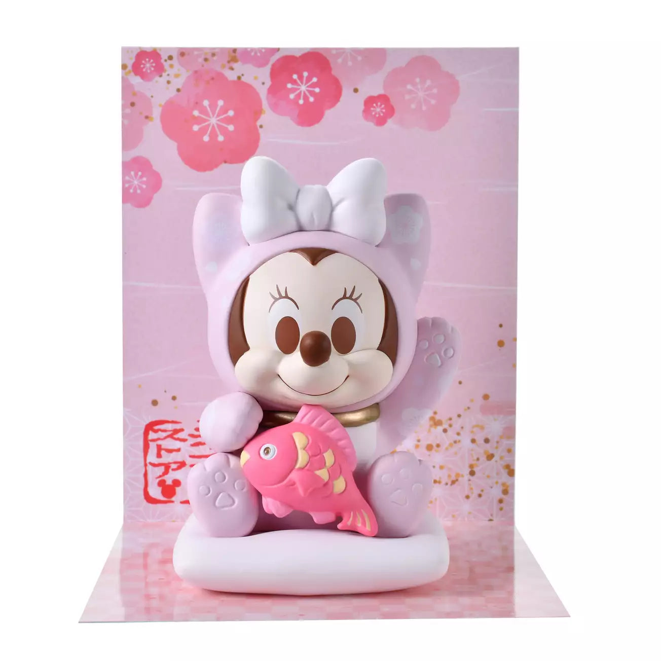 JAN 1 PREORDER - Japan Disney Store - New Year Collection - Minnie Mouse - Cat Mascot Figure