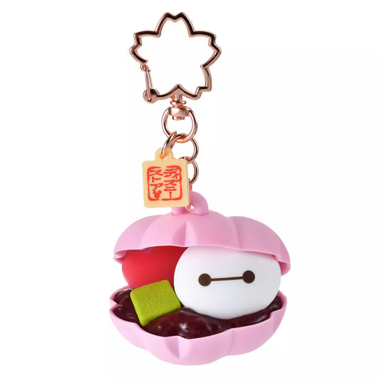 Japan Disney Store - Baymax - Sakura 2026 - Monaka Wagashi (Japanese Sweets) - Keychain
