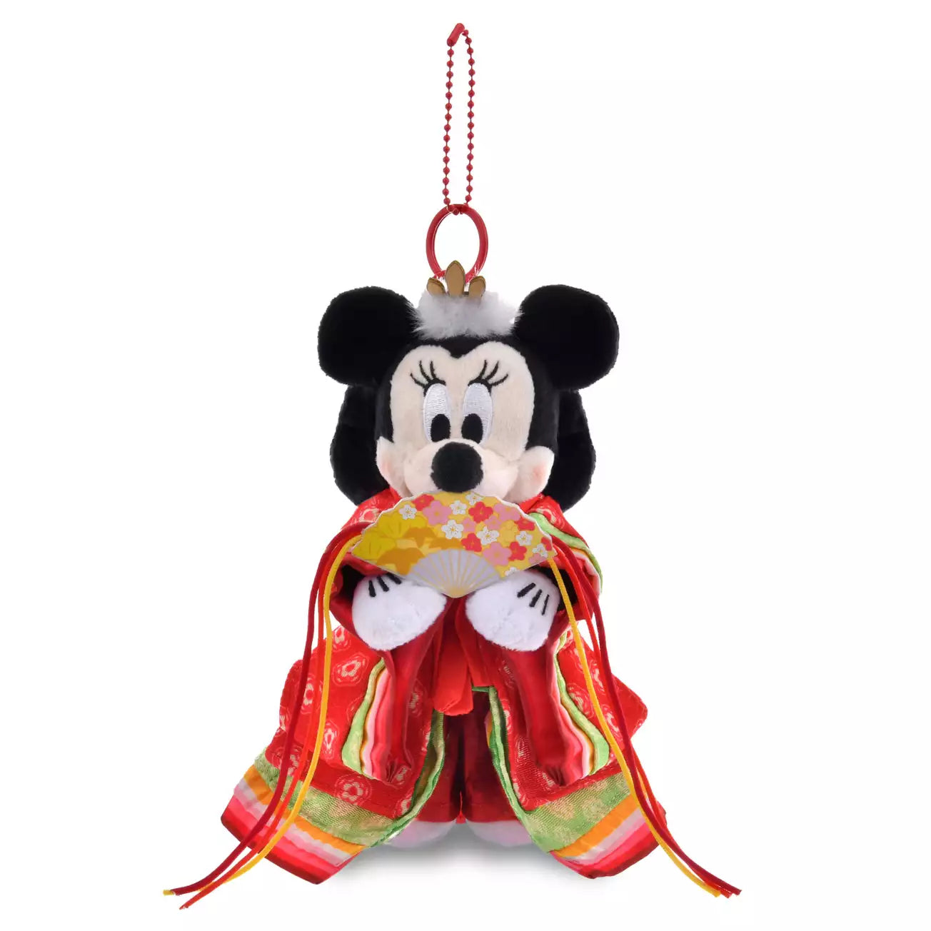 JAN 1 PREORDER - Disney Store Japan - Hina Doll Style - Minnie Mouse - Plush Keychain