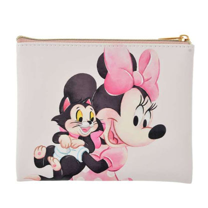 JAN 12 PREORDER - Japan Disney Store - Sakura 2026 - Minnie & Figaro - Small Pouch