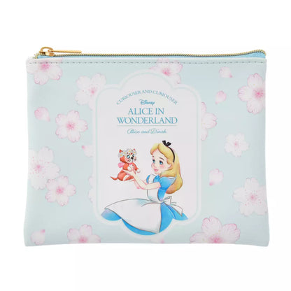 JAN 12 PREORDER - Japan Disney Store - Sakura 2026 - Alice in Wonderland & Dinah - Small Pouch