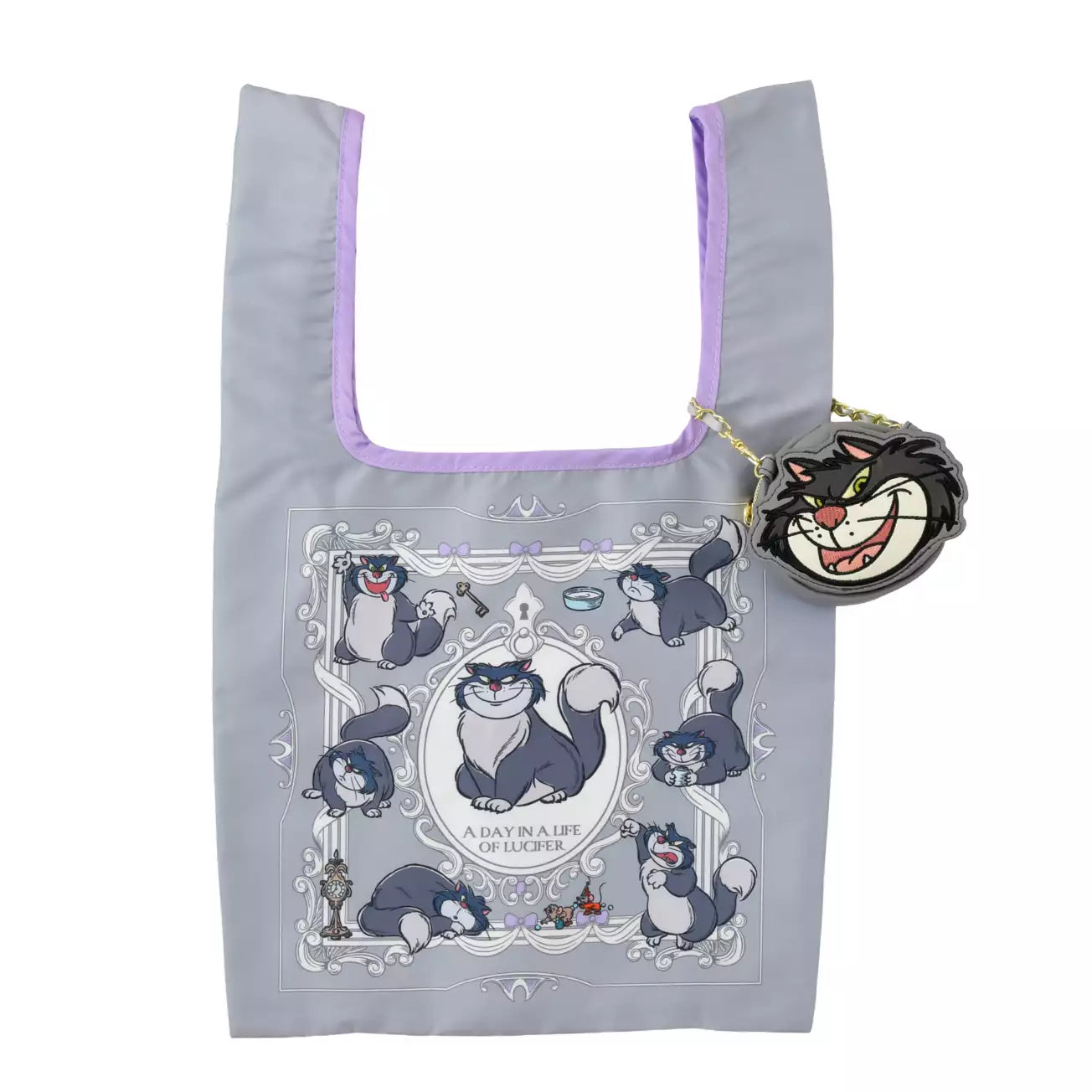 Japan Disney Store - Cat Day 2026 - Lucifer, Jack & Gus - ECO Bag with Pouch