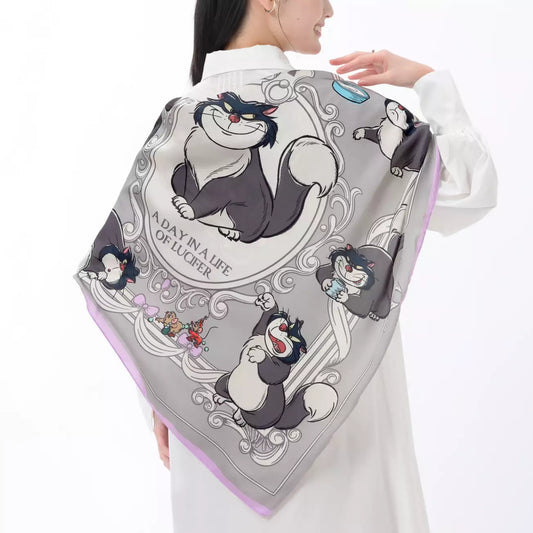 FEB 2 PREORDER - Japan Disney Store - Cat Day 2026 - Lucifer, Jack & Gus - Scarf
