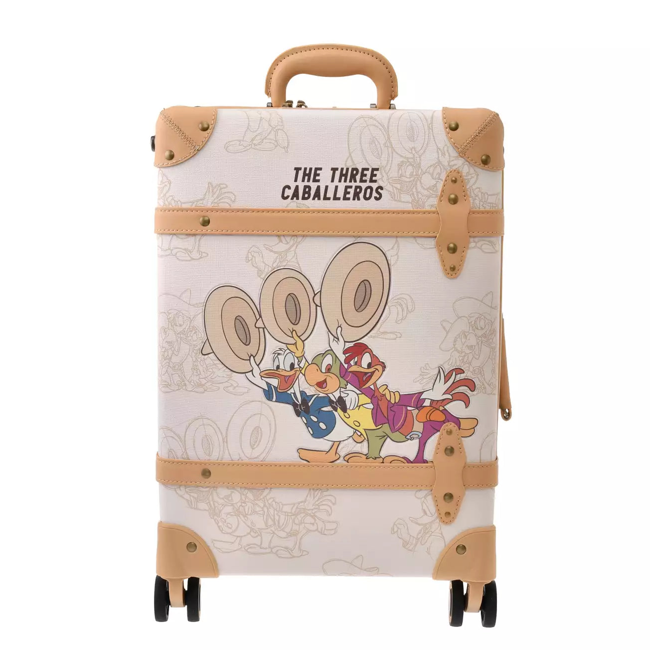 Japan Disney Store - The Three Caballeros - Travel with Amigos - Donald, Jose Carioca & Panchito Suitcase (S)