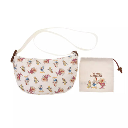 Japan Disney Store - The Three Caballeros - Travel with Amigos - Donald, Jose Carioca & Panchito -  Shoulder Bag with Pouch
