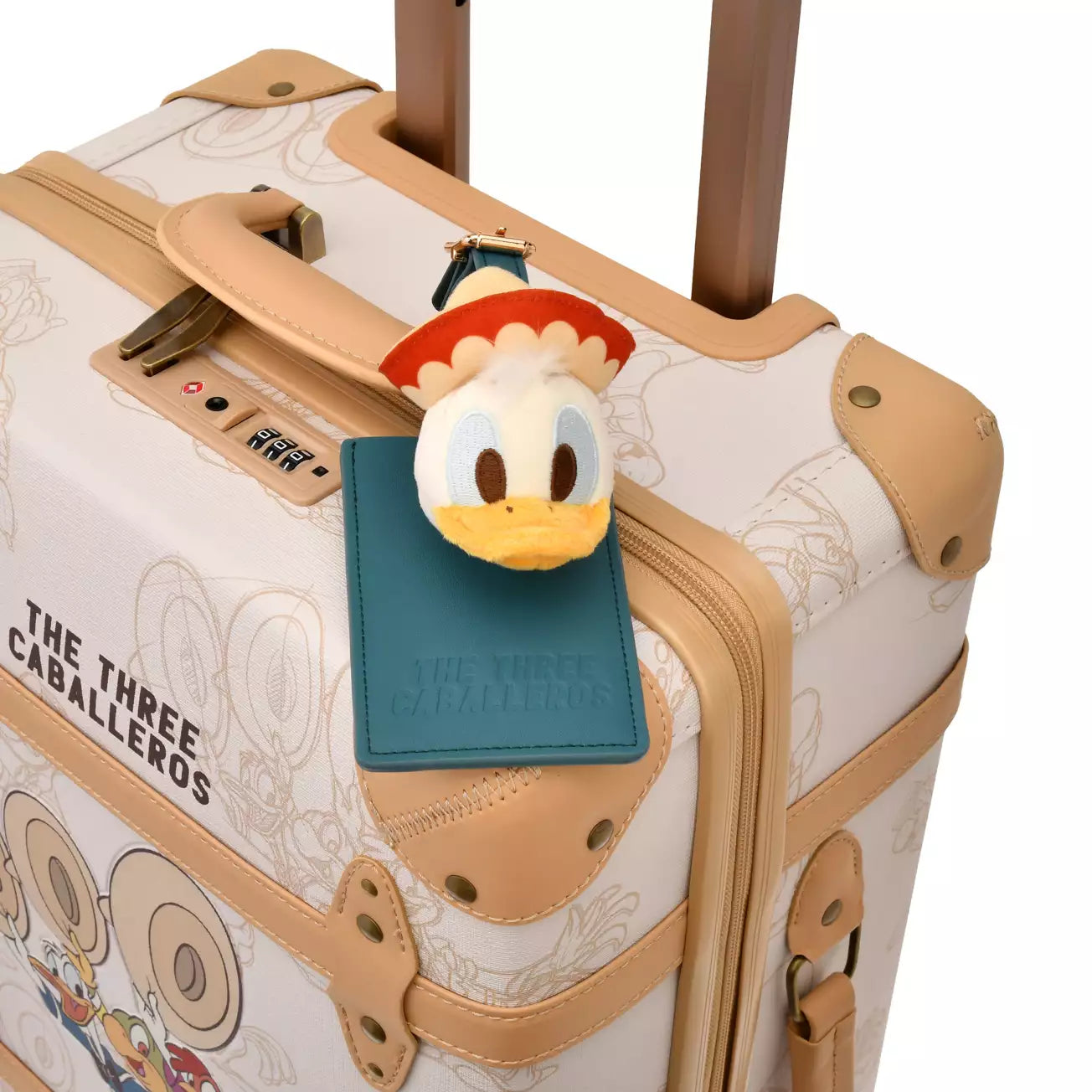 Japan Disney Store - The Three Caballeros - Travel with Amigos - Donald Duck - Luggage Tag with Mascot