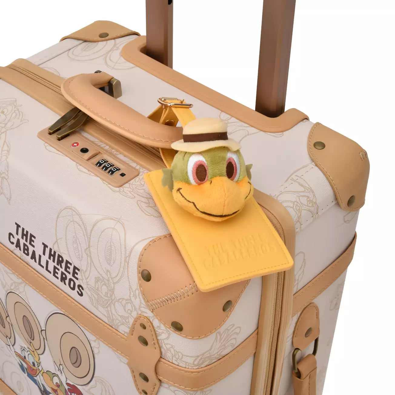 Japan Disney Store - The Three Caballeros - Travel with Amigos - Jose Carioca - Luggage Tag with Mascot