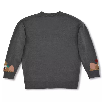 Japan Disney Store - Cat Day 2026 - Lucifer, Jack & Gus - Long Sleeve Knit Cardigan