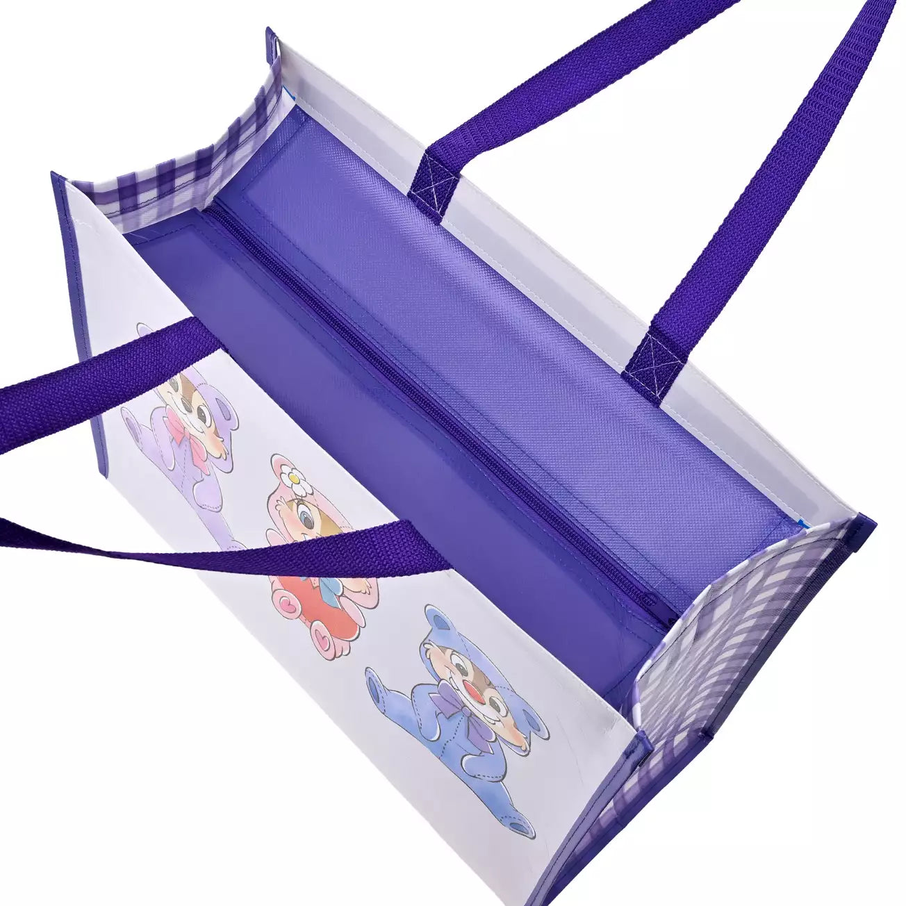 Japan Disney Store - Chip 'n' Dale Collection - Chip, Dale & Clarice - Gingham ECO Bag