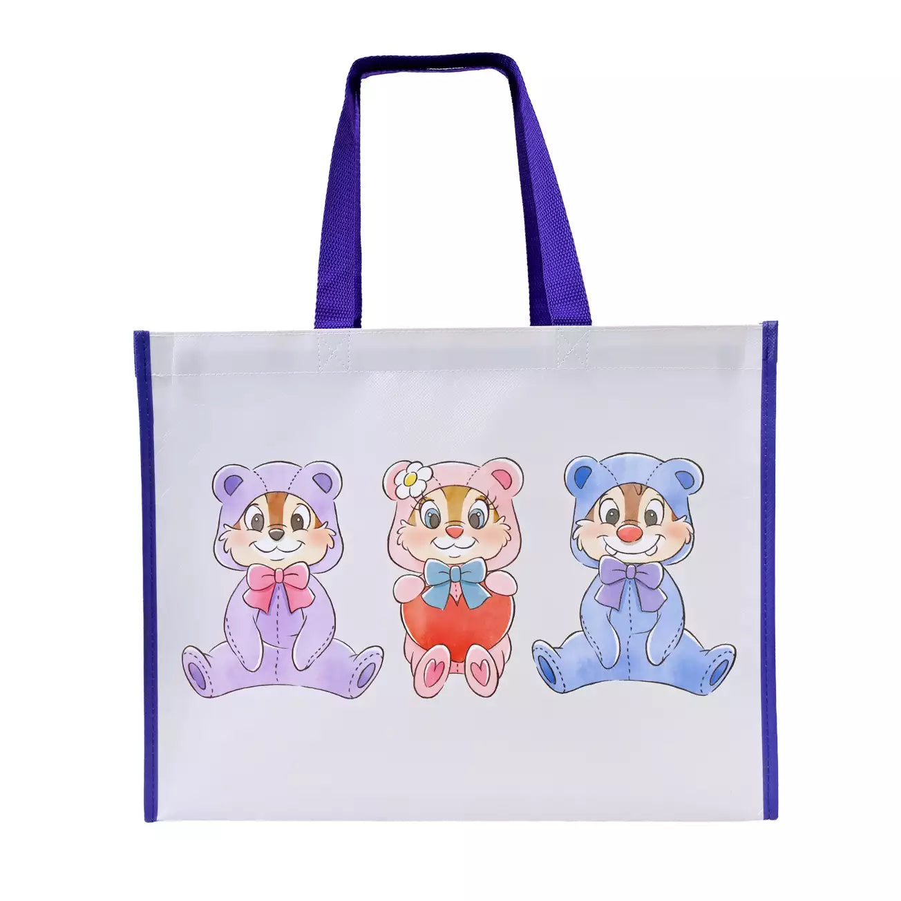 Japan Disney Store - Chip 'n' Dale Collection - Chip, Dale & Clarice - Gingham ECO Bag