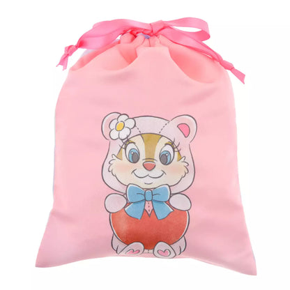Japan Disney Store - Chip 'n' Dale Collection - Chip, Dale & Clarice - Drawstring Bag
