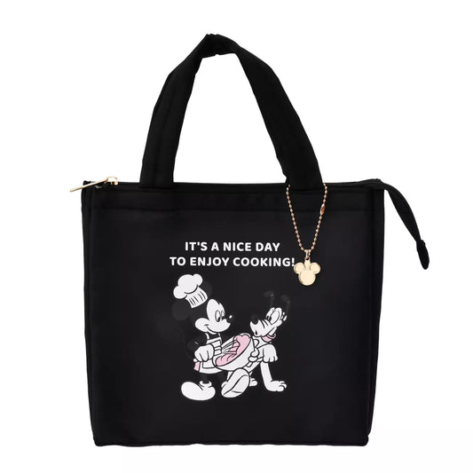 Japan Disney Store - Mickey Mouse & Pluto - Cool Tote Insulated Lunch Bag