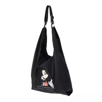 Japan Disney Store - Mickey Mouse  - Foldable 2-Way Embroidered Tote Bag