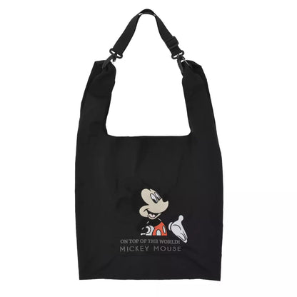 Japan Disney Store - Mickey Mouse  - Foldable 2-Way Embroidered Tote Bag