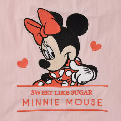 Japan Disney Store - Minnie Mouse  - Foldable 2-Way Embroidered Tote Bag