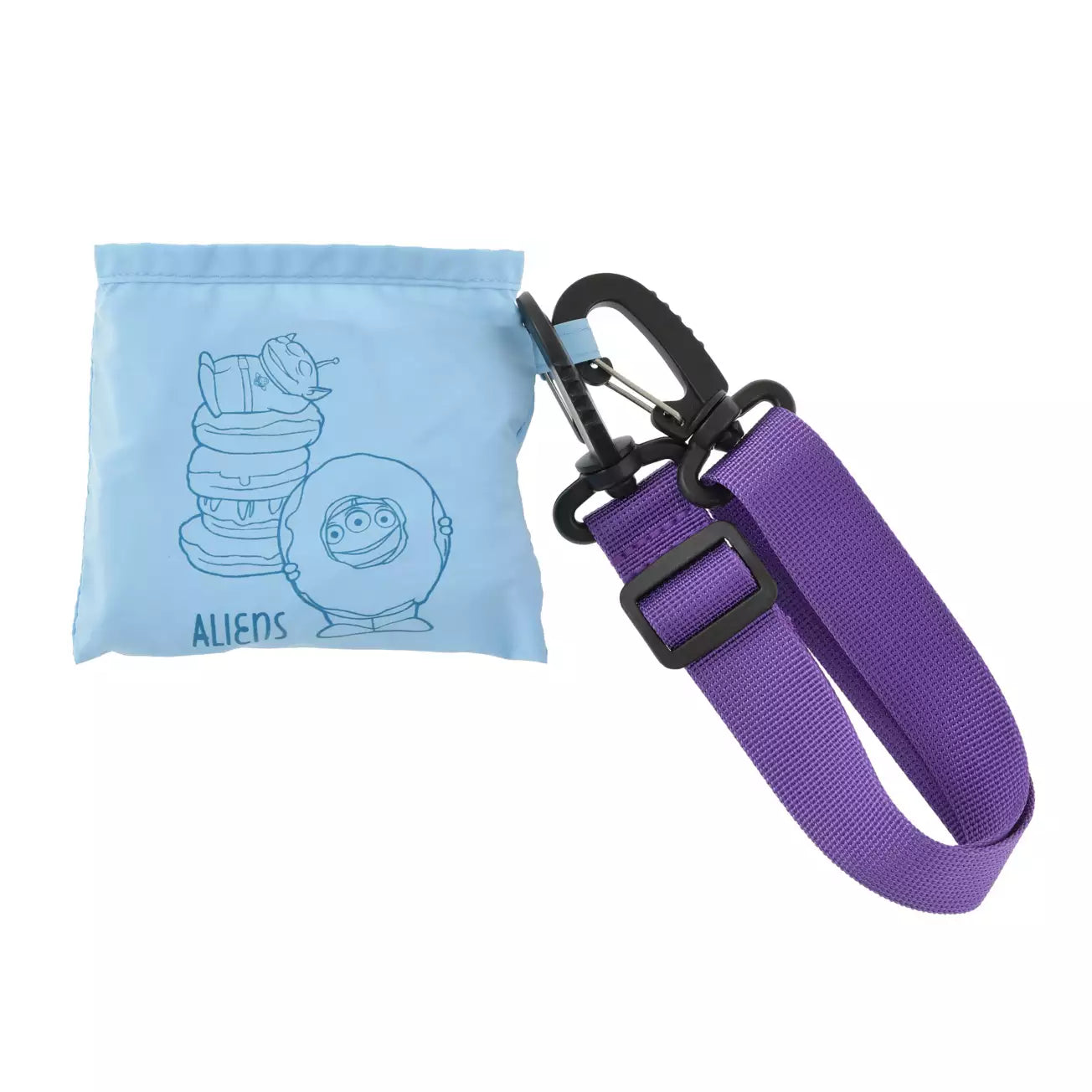 Japan Disney Store - Toy Story - Little Green Men - Foldable 2-Way Embroidered Tote Bag