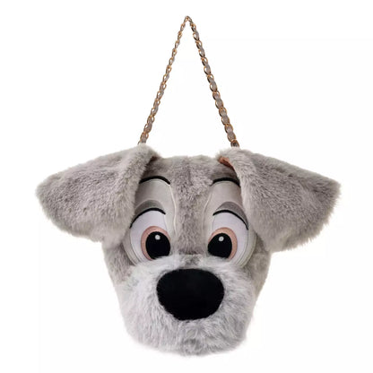 23 DEC PREORDER - Japan Disney Store - Lady & the Tramp - Tramp - 2Way Plush Pouch Bag