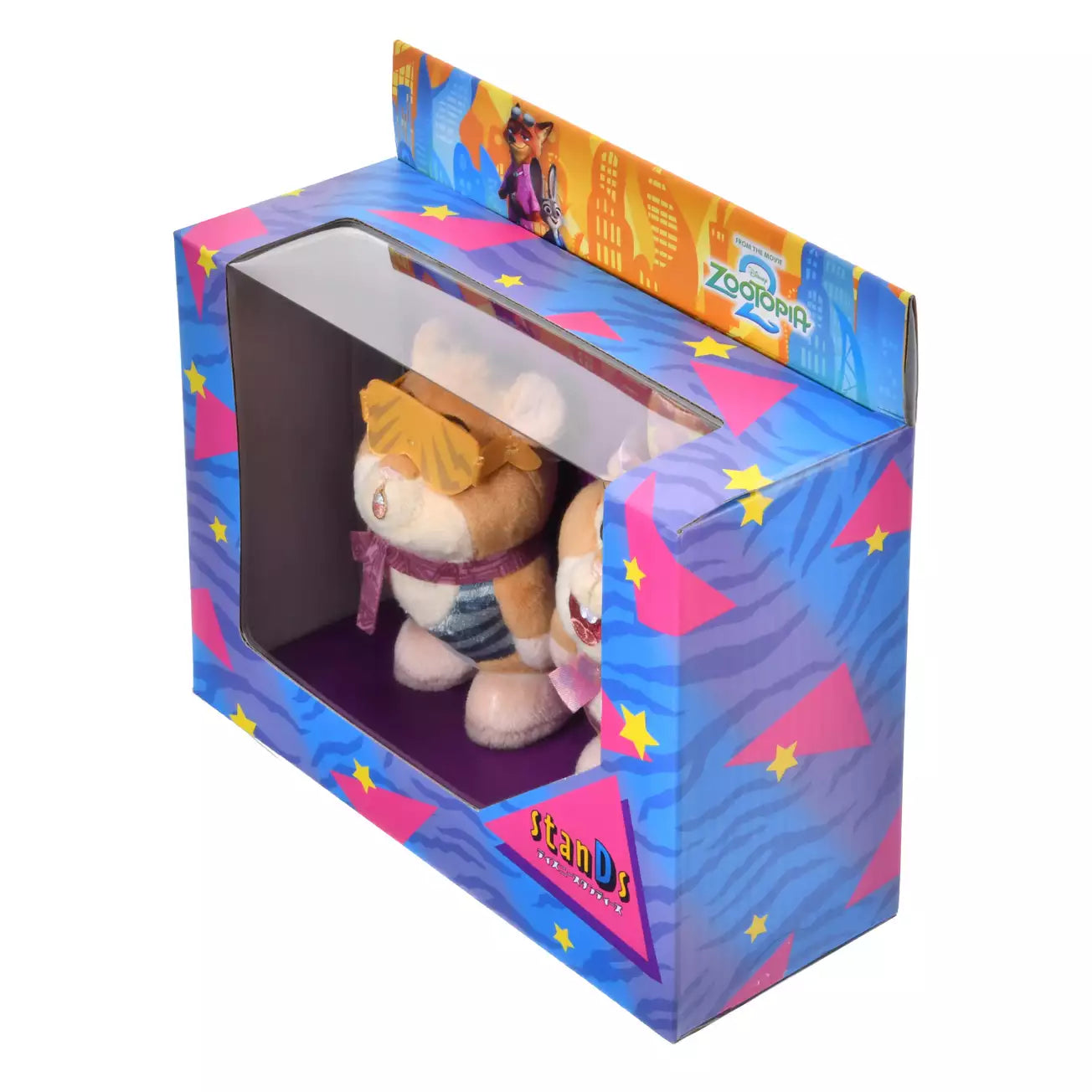 JAN 13 PREORDER - Japan Disney Store - Zootopia 2 - StanDs - Lemming Businessman Plush Toy Set (Pink)