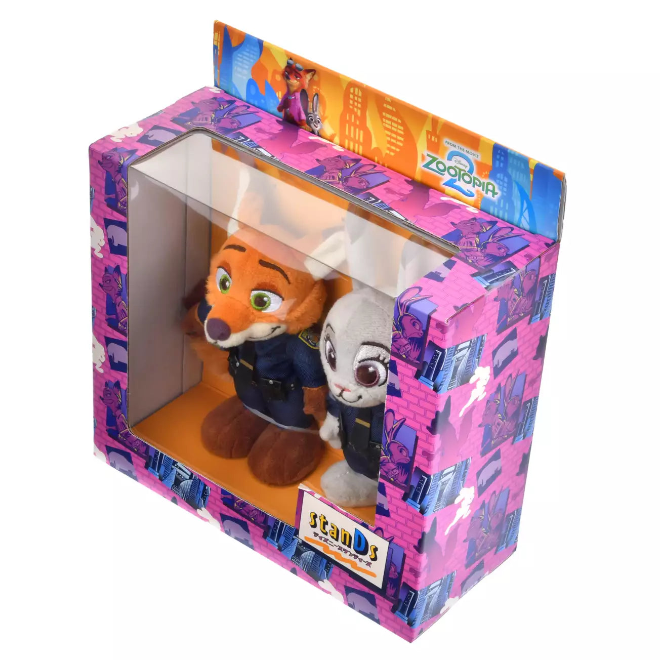 9 FEB PREORDER - Japan Disney Store - Zootopia - StanDs - Judy Hopps & Nick Wilde - Plush Set
