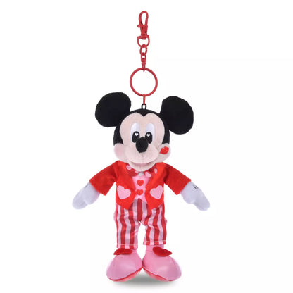 JAN 6 PREORDER - Disney Store Japan - Valentines 2026 - Mickey Mouse - Plush Keychain