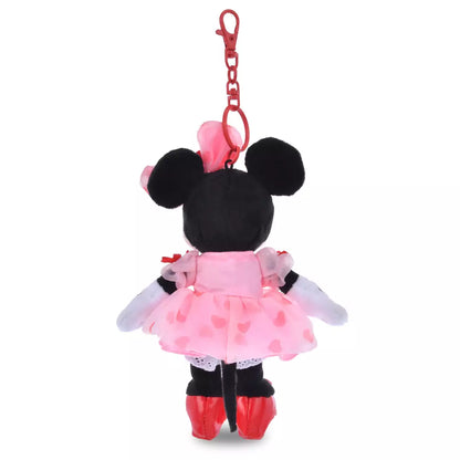 JAN 6 PREORDER - Disney Store Japan - Valentines 2026 - Minnie Mouse - Plush Keychain