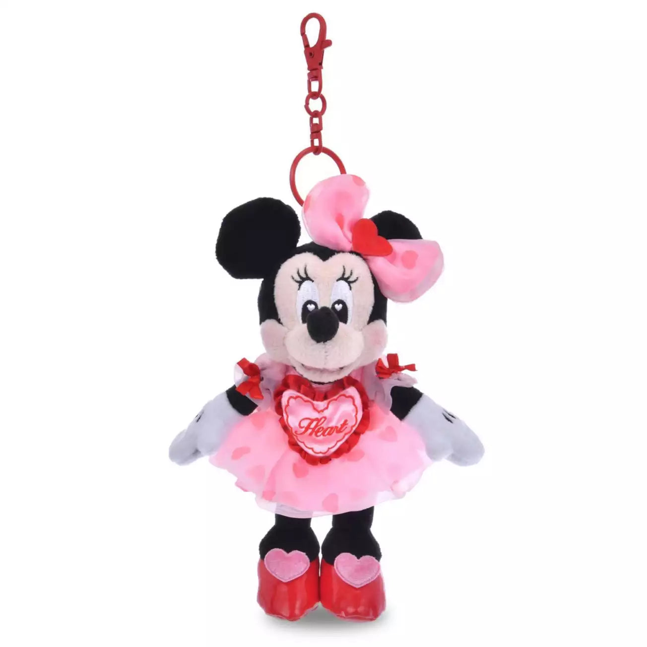 JAN 6 PREORDER - Disney Store Japan - Valentines 2026 - Minnie Mouse - Plush Keychain