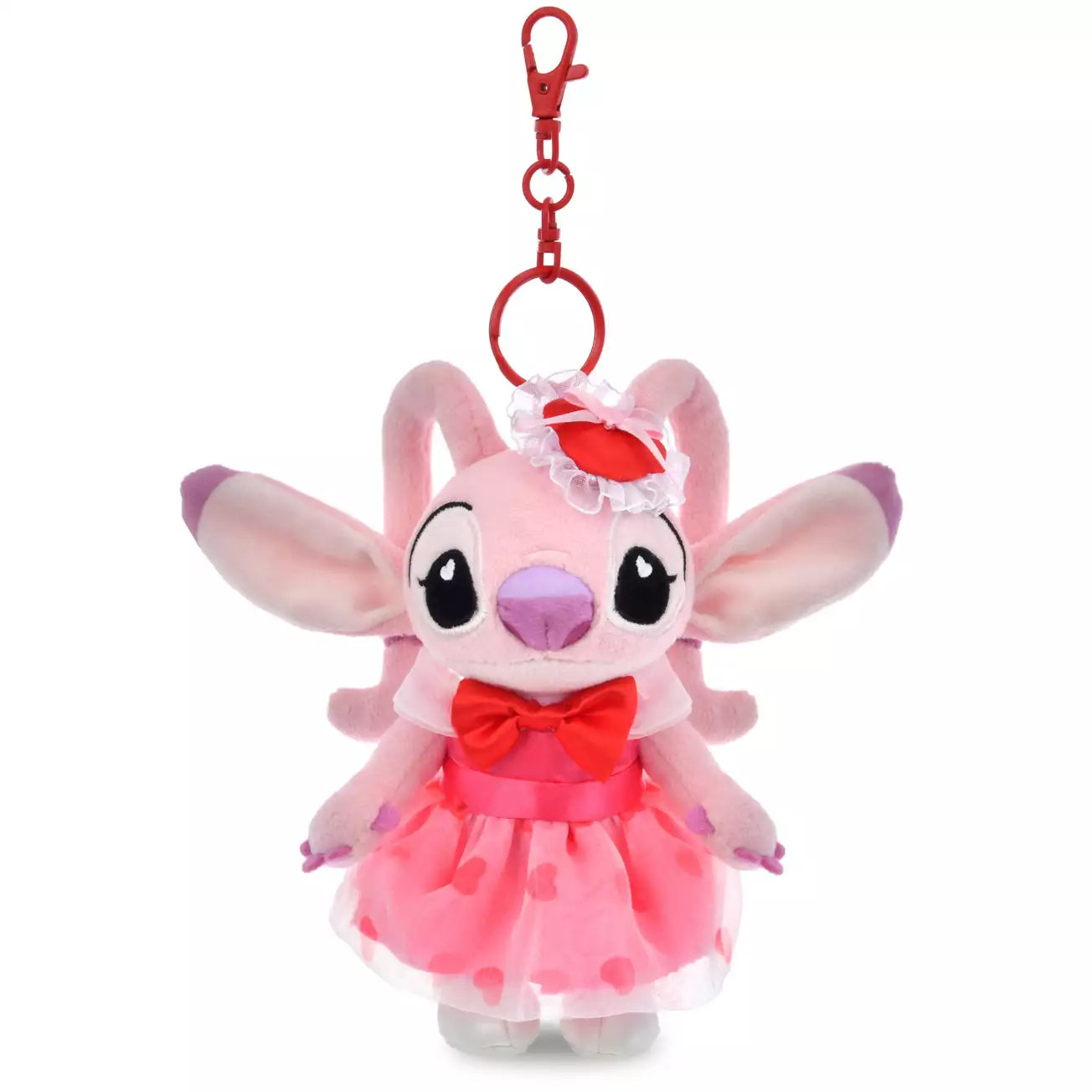 JAN 6 PREORDER - Disney Store Japan - Valentines 2026 - Lilo & Stitch - Angel Plush Keychain
