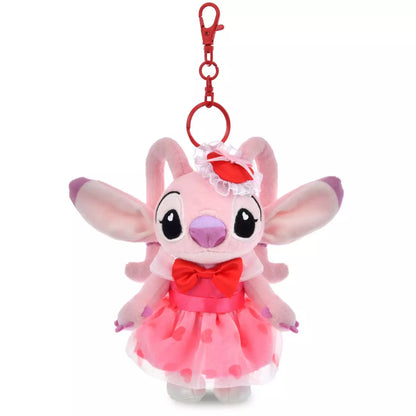 JAN 6 PREORDER - Disney Store Japan - Valentines 2026 - Lilo & Stitch - Angel Plush Keychain