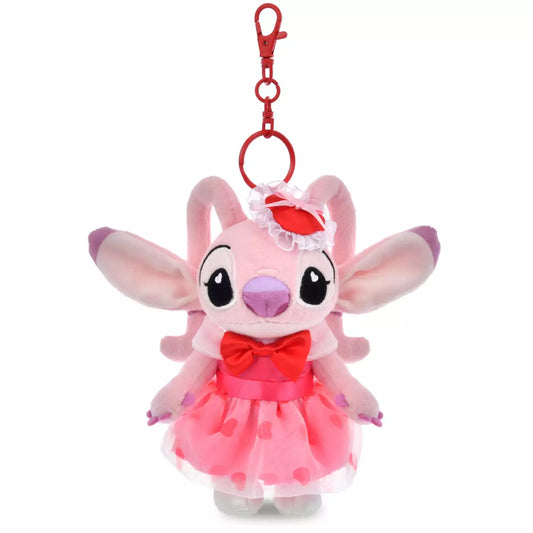 JAN 6 PREORDER - Disney Store Japan - Valentines 2026 - Lilo & Stitch - Angel Plush Keychain