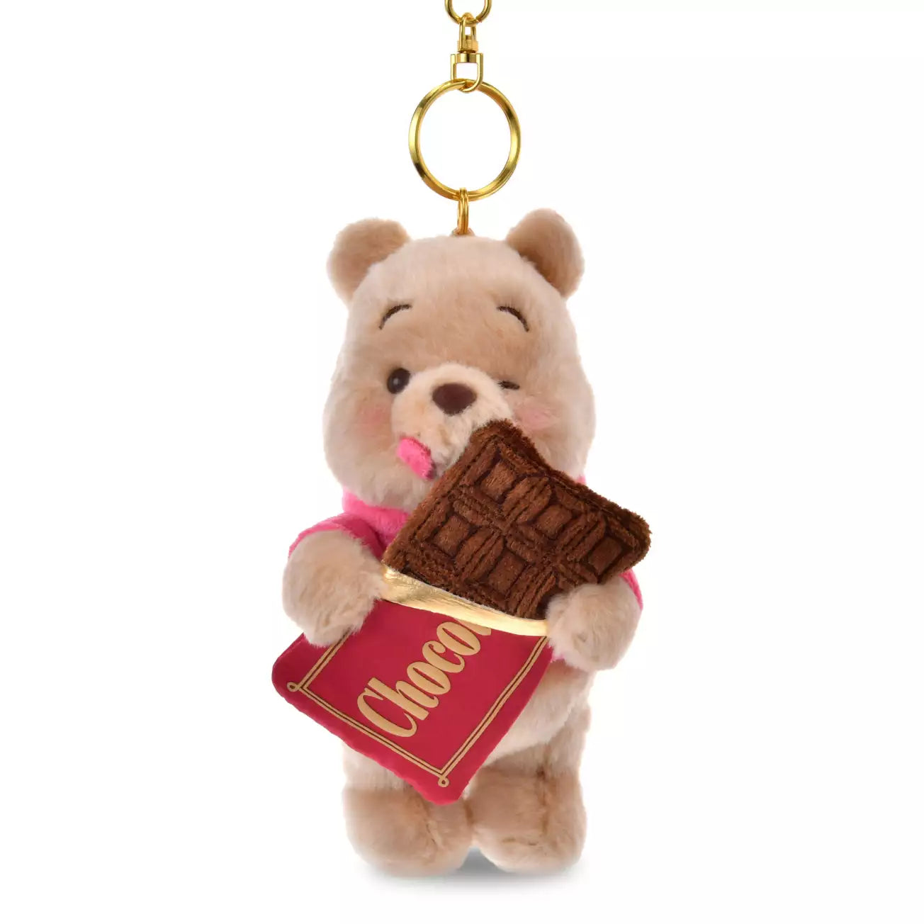 JAN 6 PREORDER - Disney Store Japan - Valentines 2026 - Chocolate Style - Winnie the Pooh - Plush Keychain