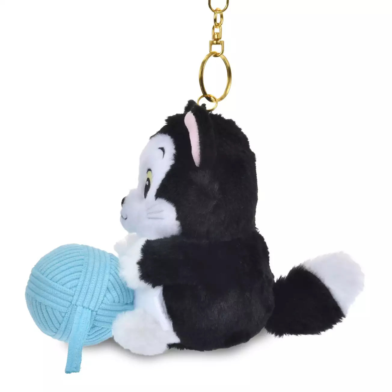 Japan Disney Store - Cat Day 2026 - Figaro - Moving Plush Keychain