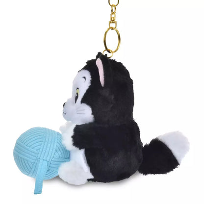 Japan Disney Store - Cat Day 2026 - Figaro - Moving Plush Keychain