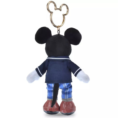 Japan Disney Store - School Uniform Style - Mickey Mouse - Plush Keychain